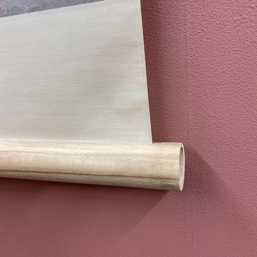 美品 掛け軸 立花大亀作「松風待古今」大徳寺 共箱 禅語 太巻き付