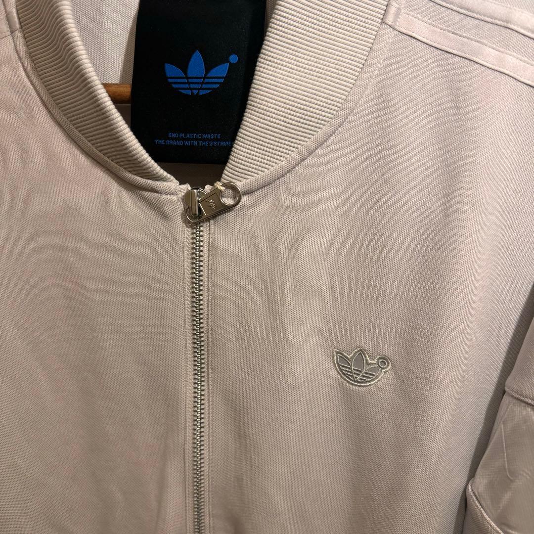 希少】アディダスオリジナルス ハーフジップ ジャージ BLUE VERSION