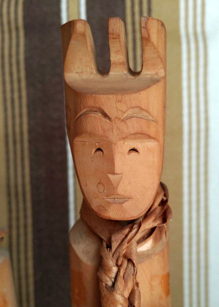 貴重】ゲンダーヌ作 セワポロロ 北川源太郎署名入 ウィルタ木偶 - メルカリ