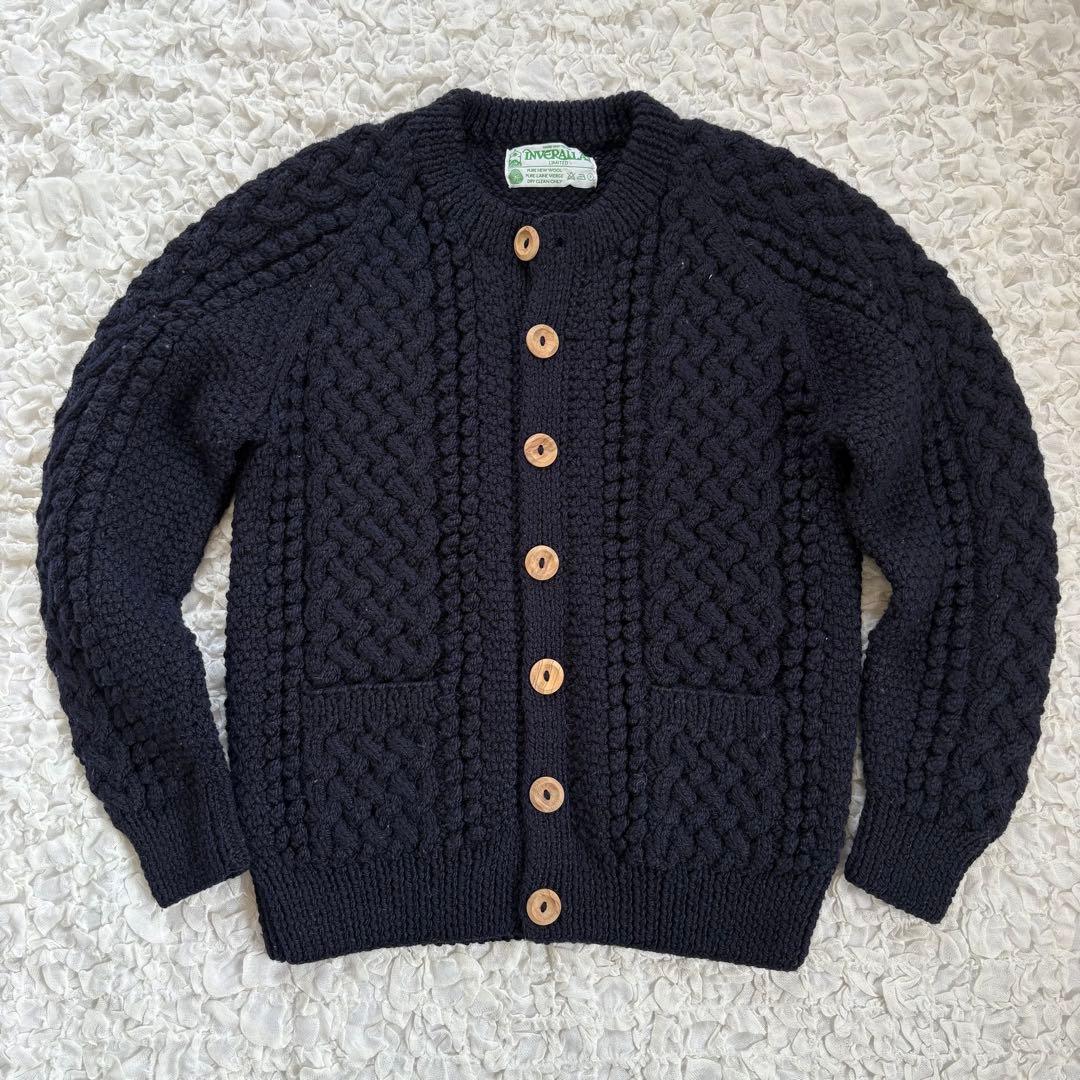 美品 インバーアラン 4A ゴルファーカーディガン INVERALLAN（インバーアラン）｜INVERALLAN（インバーアラン）4A
