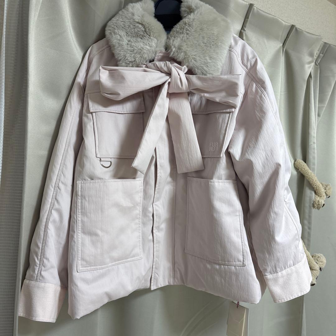 furfur パデットボウタイワークブルゾン - メルカリ