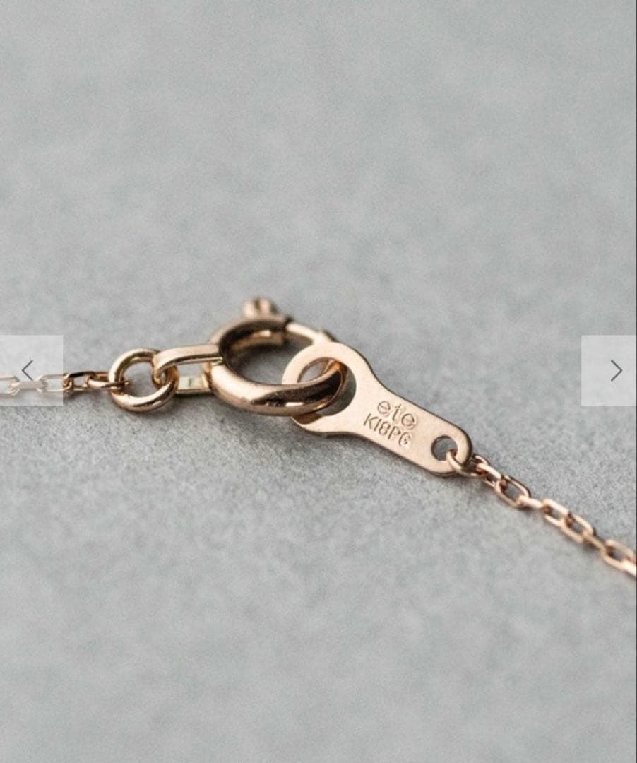 ete K18PG ダイヤモンドブレスレット ブライト 0.06ct