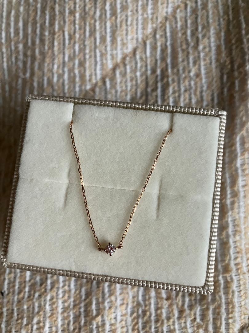 ete K18PG ダイヤモンドブレスレット ブライト 0.06ct