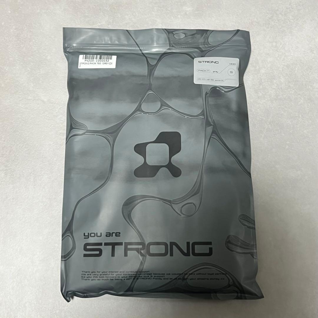 STRONG PACK TEE GREY sizeS ours グレー