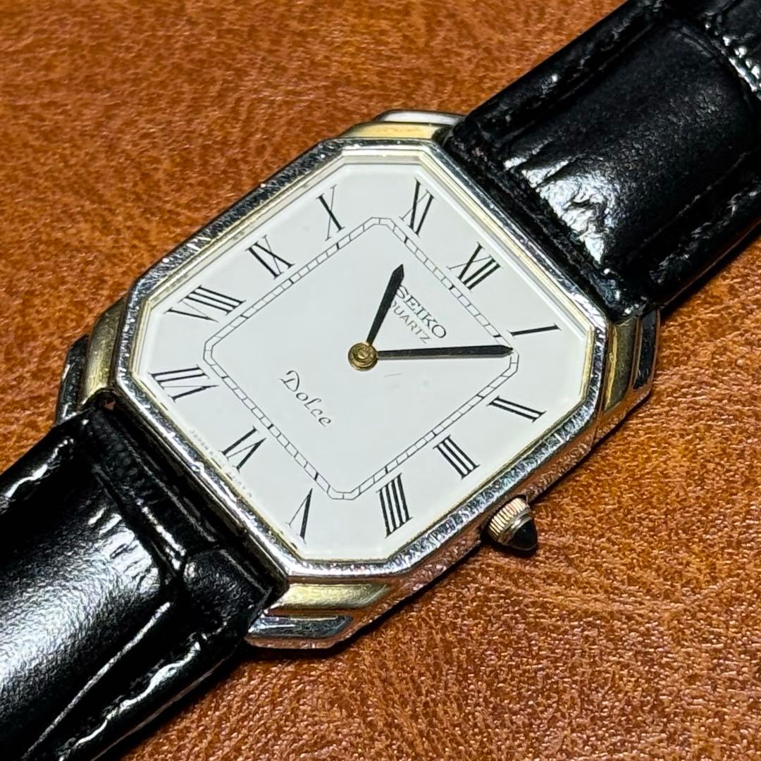 A156 希少 稼動品 SEIKO DOLCE レクタンギュラー80年代 - メルカリ