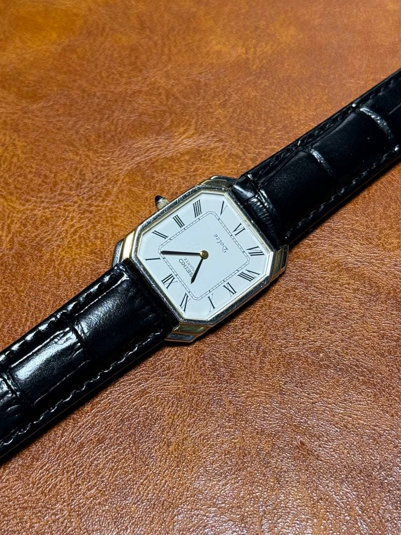 A156 希少 稼動品 SEIKO DOLCE レクタンギュラー80年代 - メルカリ