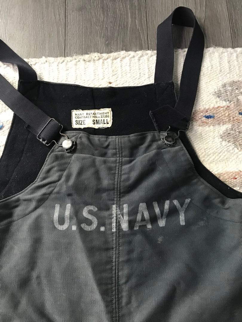 ☆実物40s US Navy Deck overalls デッキフック S - メルカリ