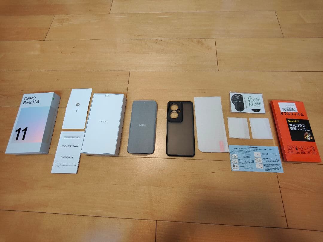 SIMフリー OPPO Reno 11 A ダークグリーン ケース フィルム付き - メルカリ