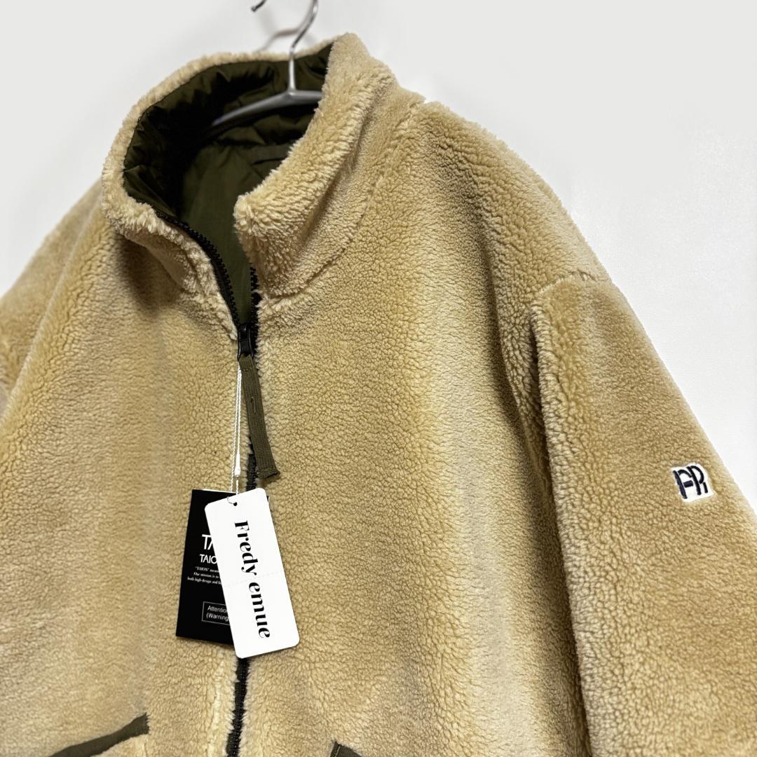 新品【TAION×fredy emue】ダウンジャケット 38 ベージュ カーキ - メルカリ