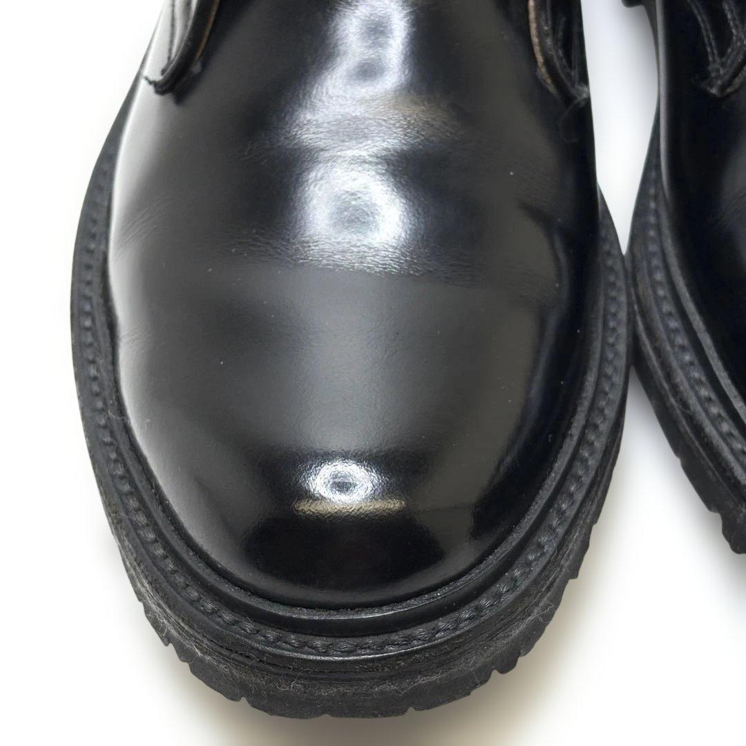 美品 REGAL リーガル シングルモンク プレーントゥ ブラック 25.5cm