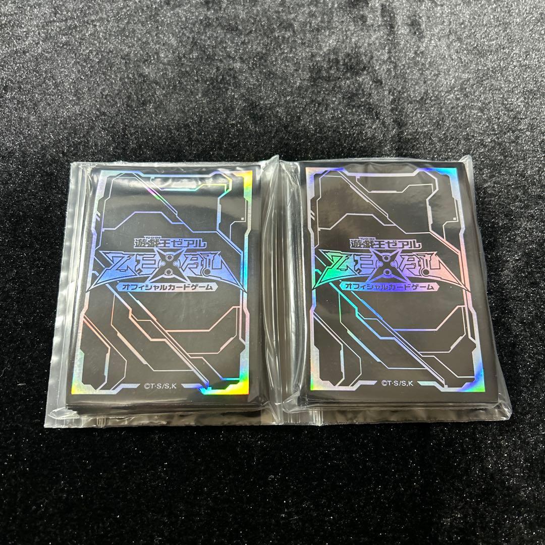 遊戯王 ZEXAL ゼアル 公式スリーブ 黒 58枚 - メルカリ