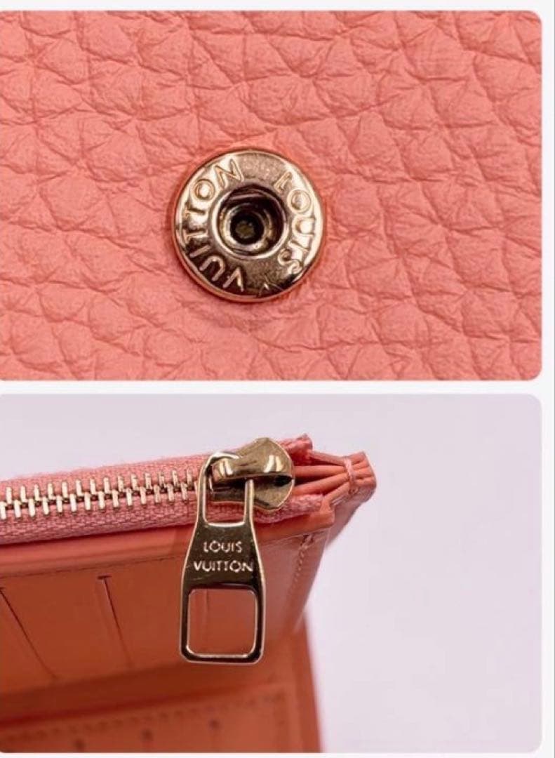 極美品 ルイヴィトン ポルトフォイユカプシーヌコンパクト ピンク