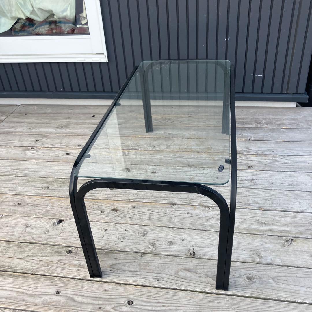 昭和レトロ ミッドセンチュリー アイアンフレームセンターテーブル