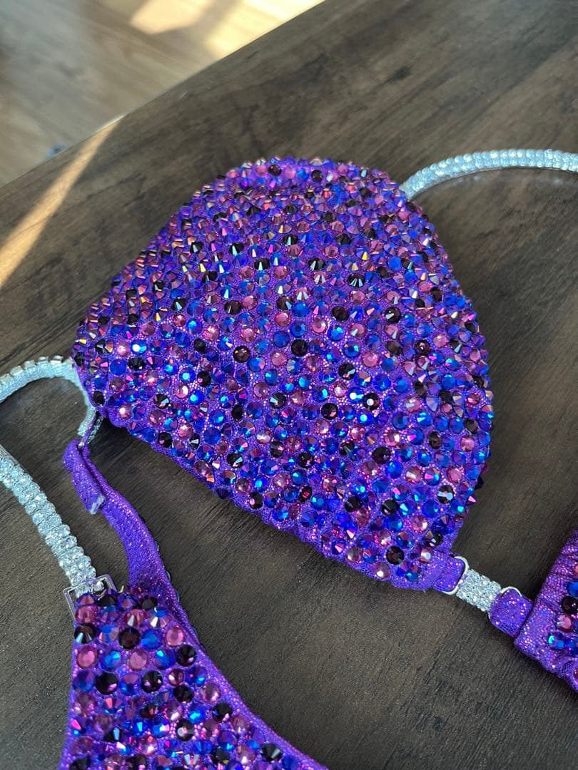 【SANIさん専用】コンテストビキニ紫　S.QUEENSbikini