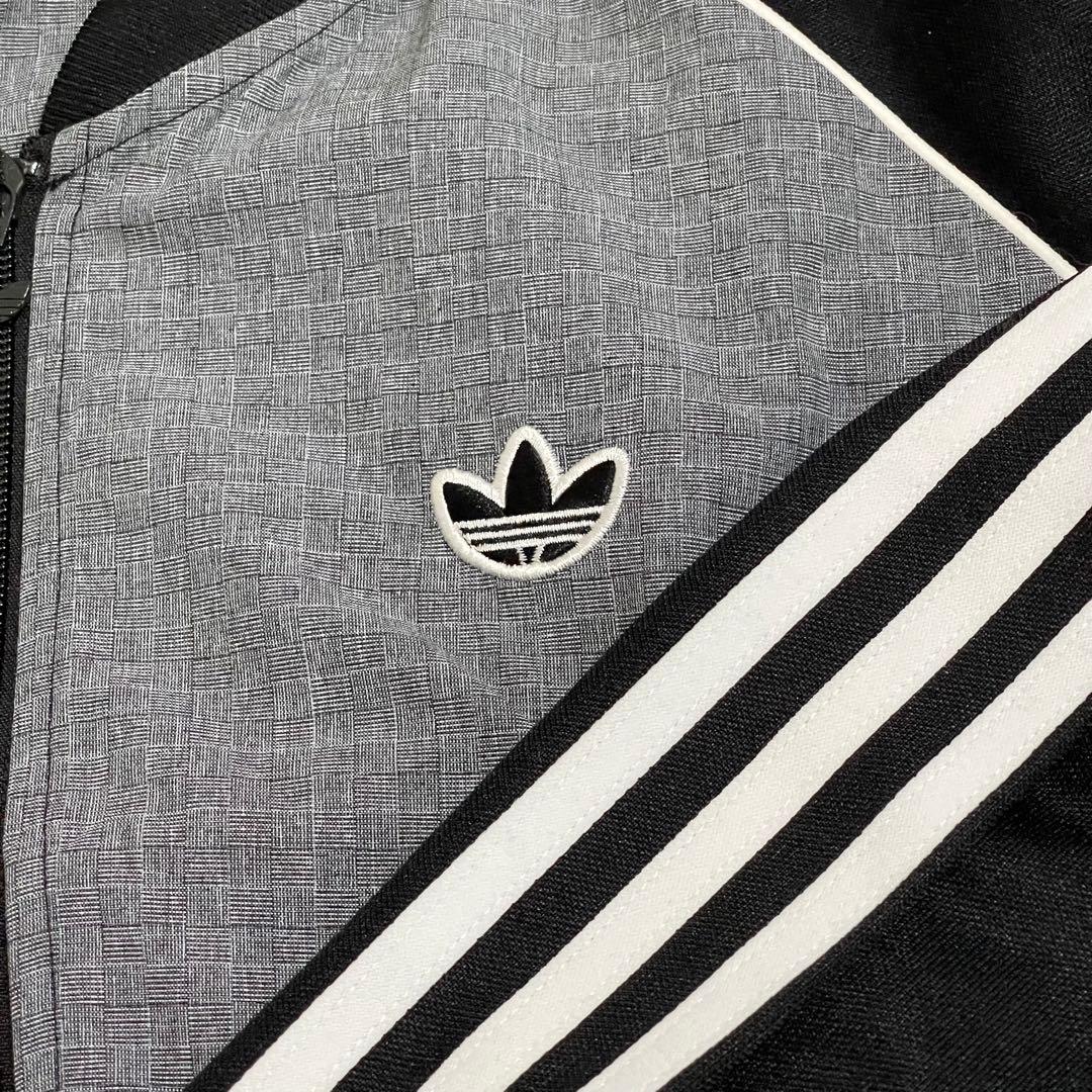 新品WL】アディダス刺繍トラックジャケット古着ジャージ ライダース