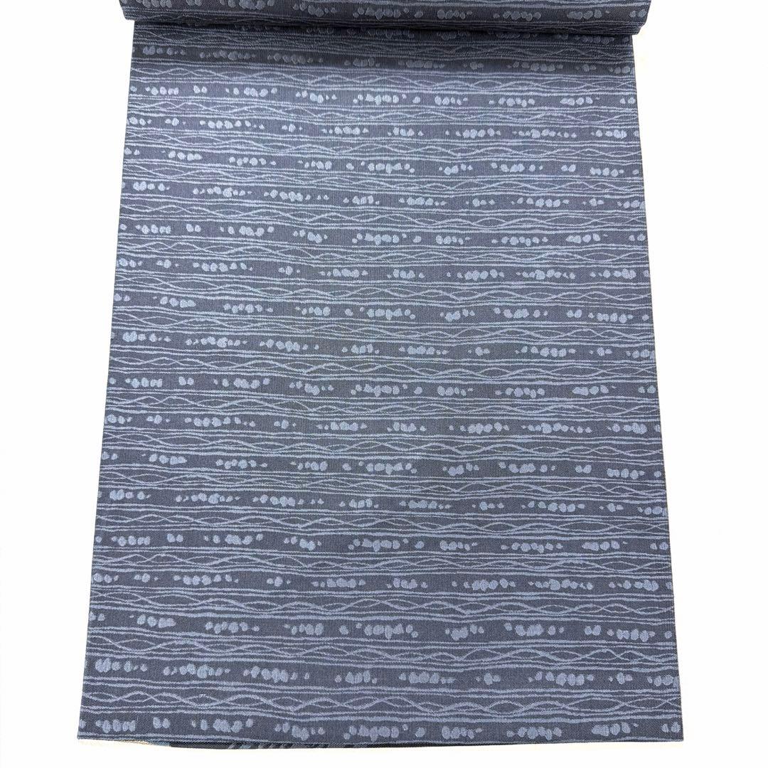 帯6743 ○となみ織物謹製 純金 プラチナ箔 高級 正絹 六通 袋帯 - メルカリ