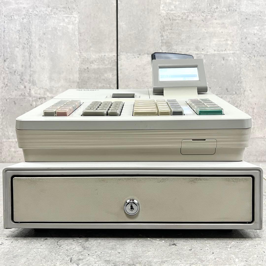 SHARP 電子レジスター XE-A207W 鍵 取説付き - メルカリ