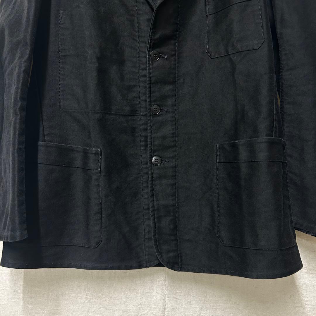 VETEMENTS BEAL JOB ブラックモールスキンラペルジャケット - メルカリ