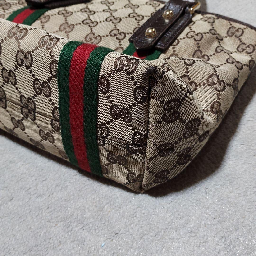 《鑑定済☆正規品》GUCCI シェリーライン ミニトートバッグ