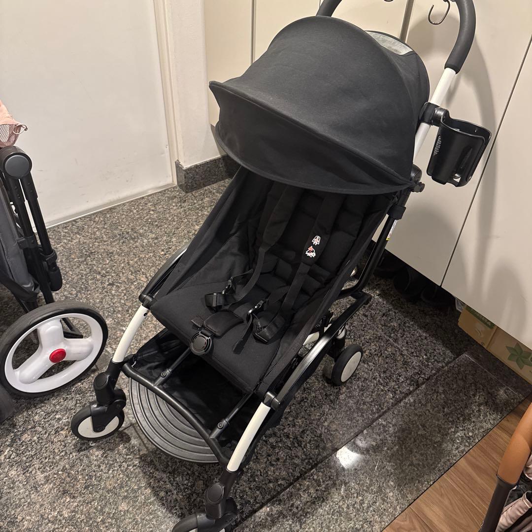 BABYZEN yoyo 6+ 折りたたみ式ベビーカー ブラック T-REX YOYO ベビーカー 6＋ カラーパック 6カ月 ヨーヨー ストッケ