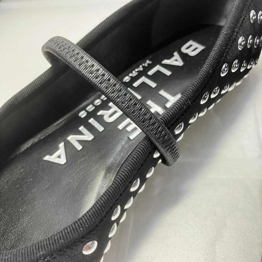 ☆極美品☆MARCJACOBSサブリナ スタッズ バレエ フラットシューズ 24