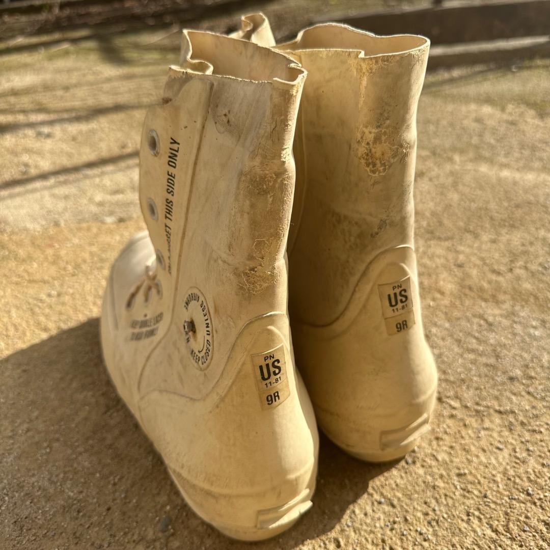 米軍 US.ARMY ミッキーブーツ バニーブーツ ラバーブーツ - メルカリ