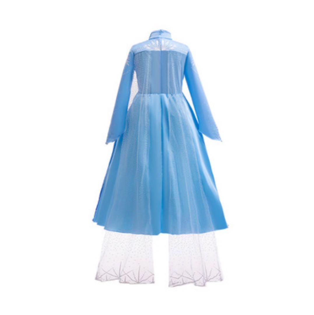 新品】110cm エルサ アナ雪2 ドレス 長袖 ディズニー 海外 - メルカリ