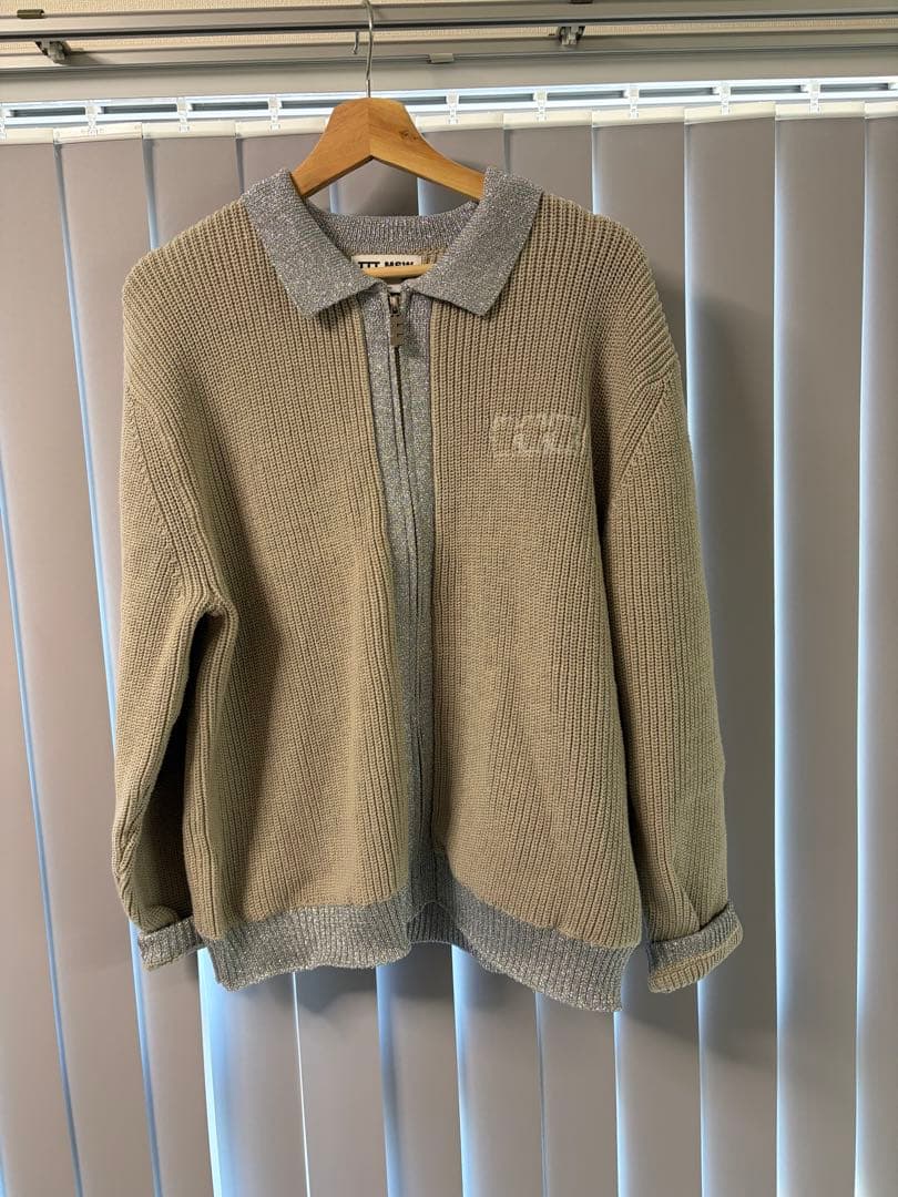 TTT MSW ベージュ カーディガン Mサイズ TTT MSW】 Lame cardigan ¥26,400(tax incl.) . 着用モデル : 身長