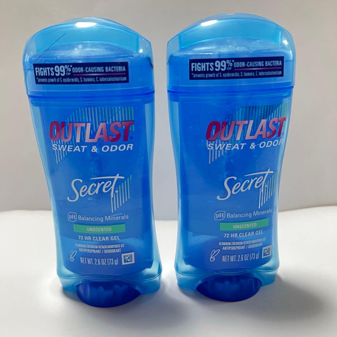 新品未開封】正規品 シークレット アウトラスト 無香料 73g 2本セット