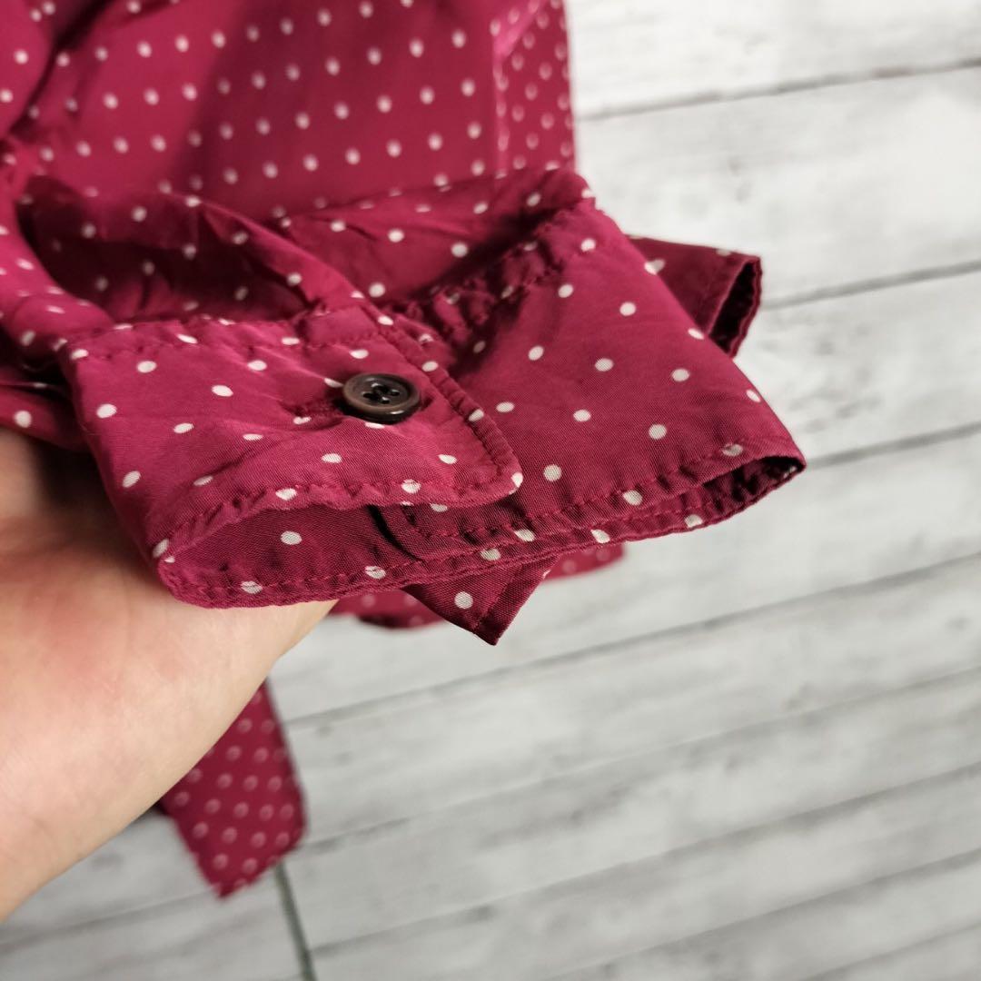 AD2000 コムデギャルソン ボウタイシャツ ブラウス ドット 水玉