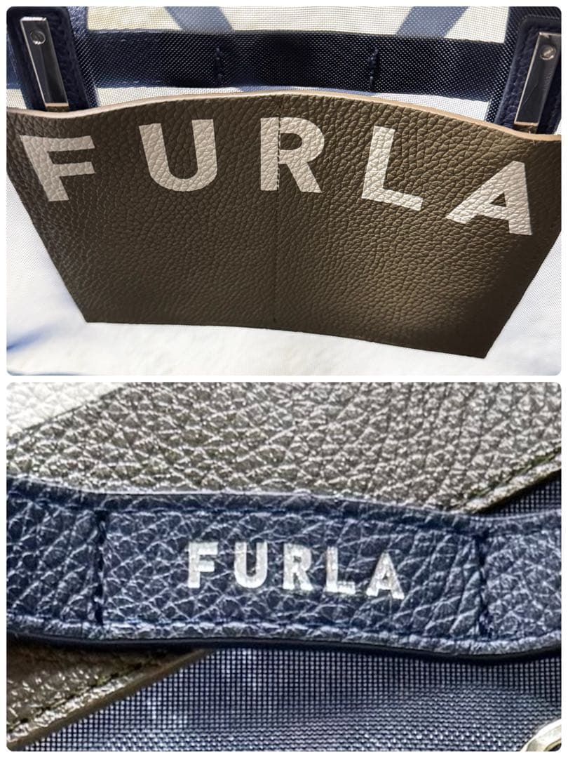 フルラ ジョーヴェ トートバッグ ビジネス マルチカラー メッシュ 大