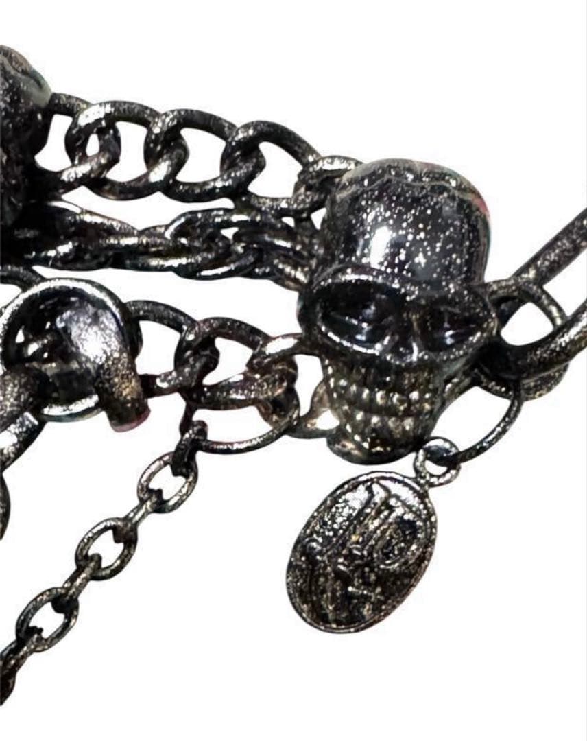 ☆1点物☆ジャンポールゴルチエ☆マルチチェーンスカルアンティーク