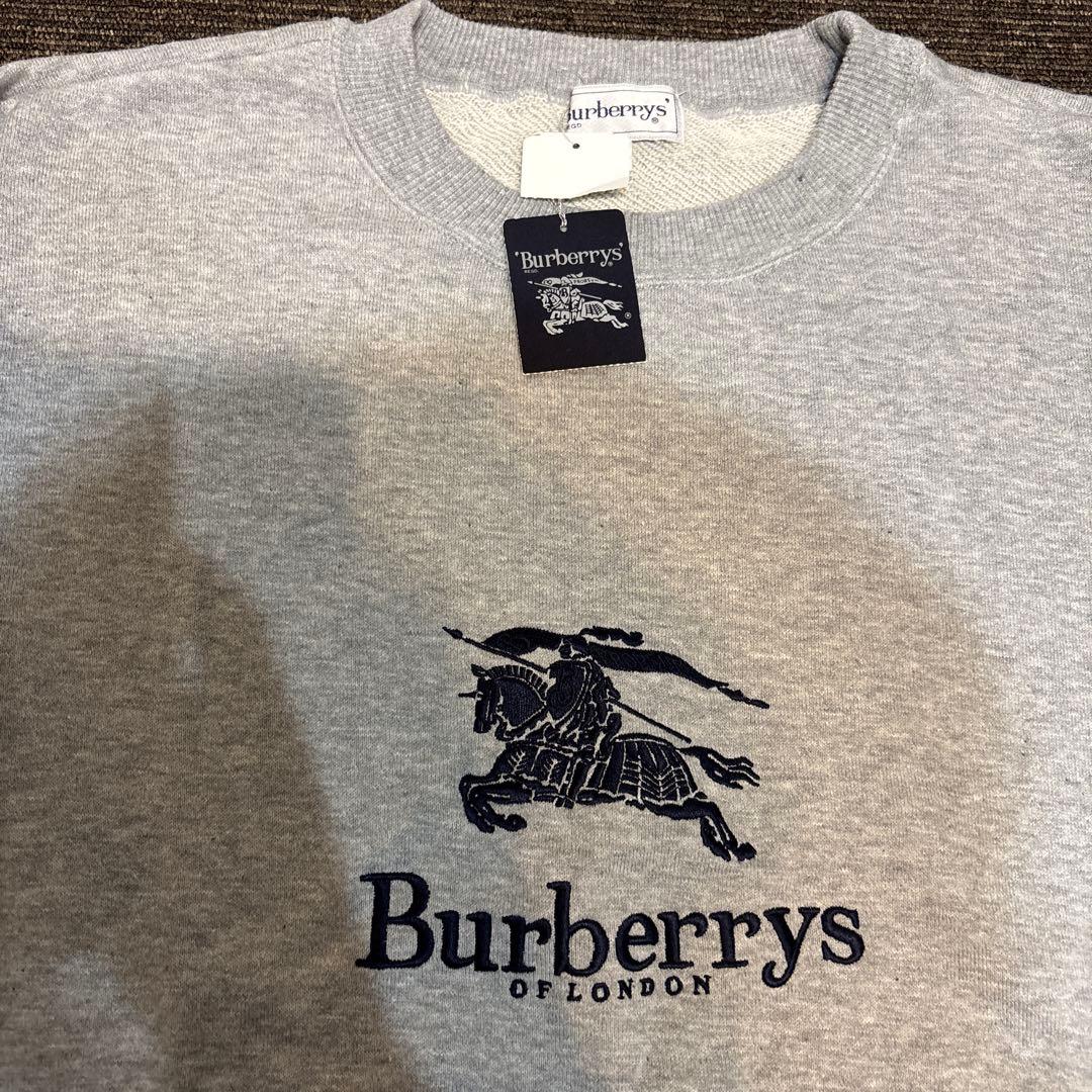 BURBERRYS バーバリー トレーナー ビッグロゴ ホース刺繍 タグ付き