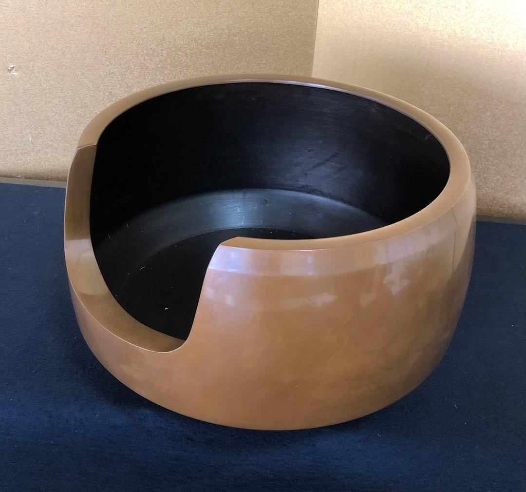 割引‼️《R》茶道具 唐銅風炉 風炉師 助信 共箱　251016い3