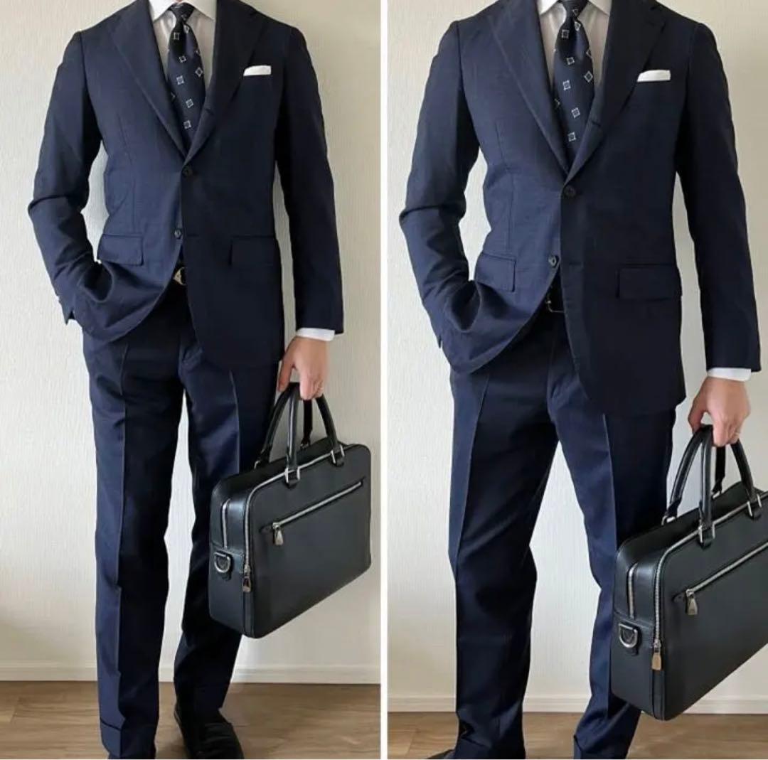 ほぼ未使用】ブリッラペルイルグストビジネススーツ46 ビームスbeams f