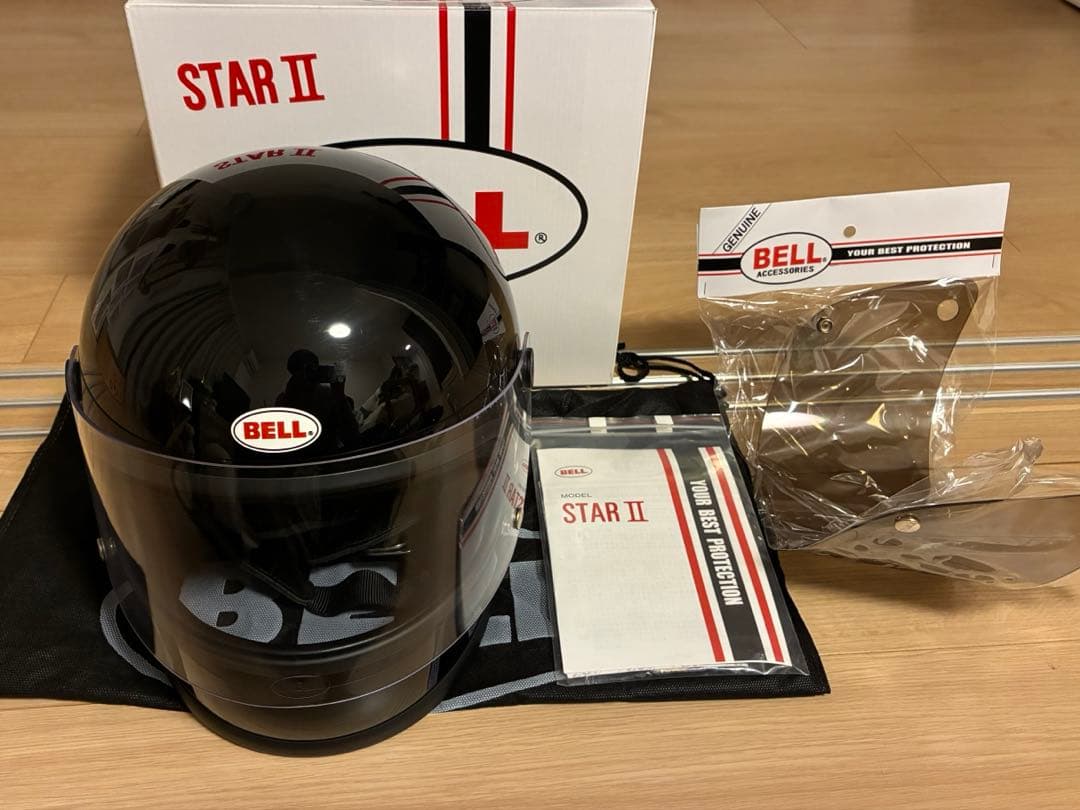 BELL STAR II ブラック L 替えシールド付 BHVシールド付 BELL STAR Ⅱ BLACK 57cm | SPEED ADDICT