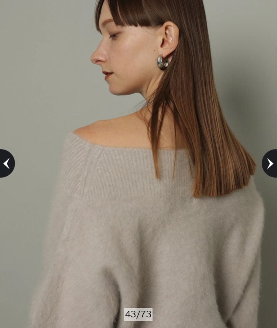 専用)CADUNE フォックスカシミヤオフショルニット - メルカリ