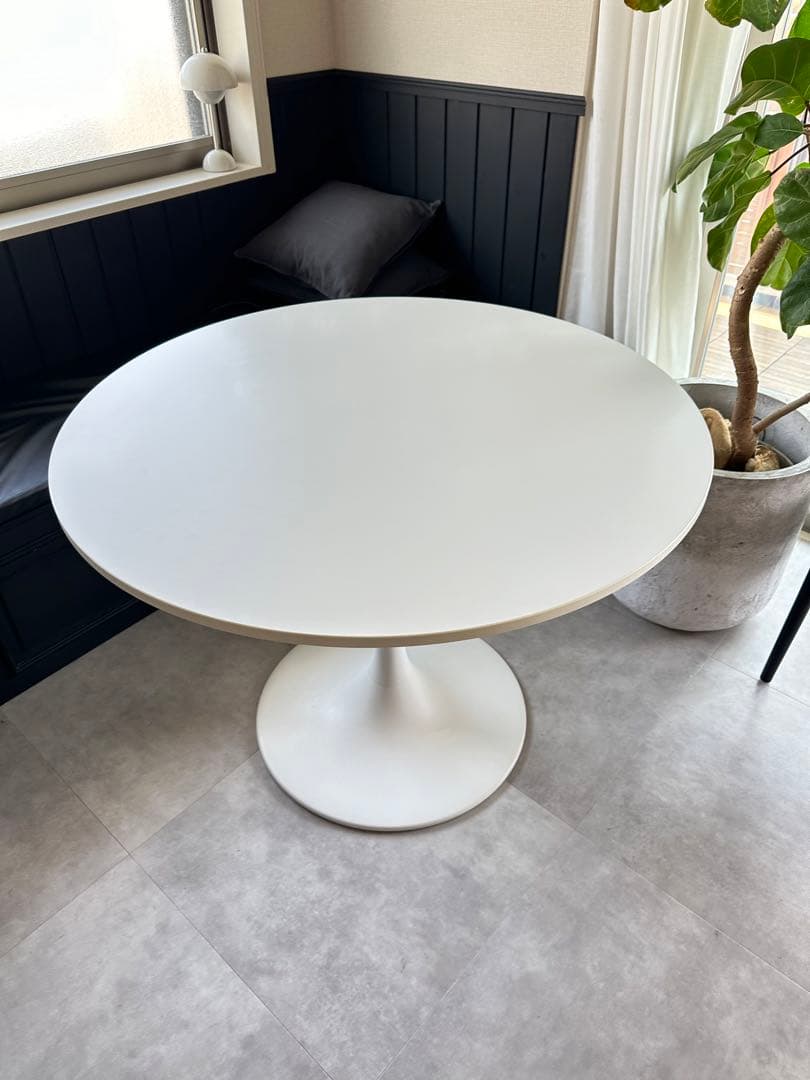 五月雨ルイ様 専用 イケア IKEA ドクスタ DOCKSTA 丸テーブル - メルカリ