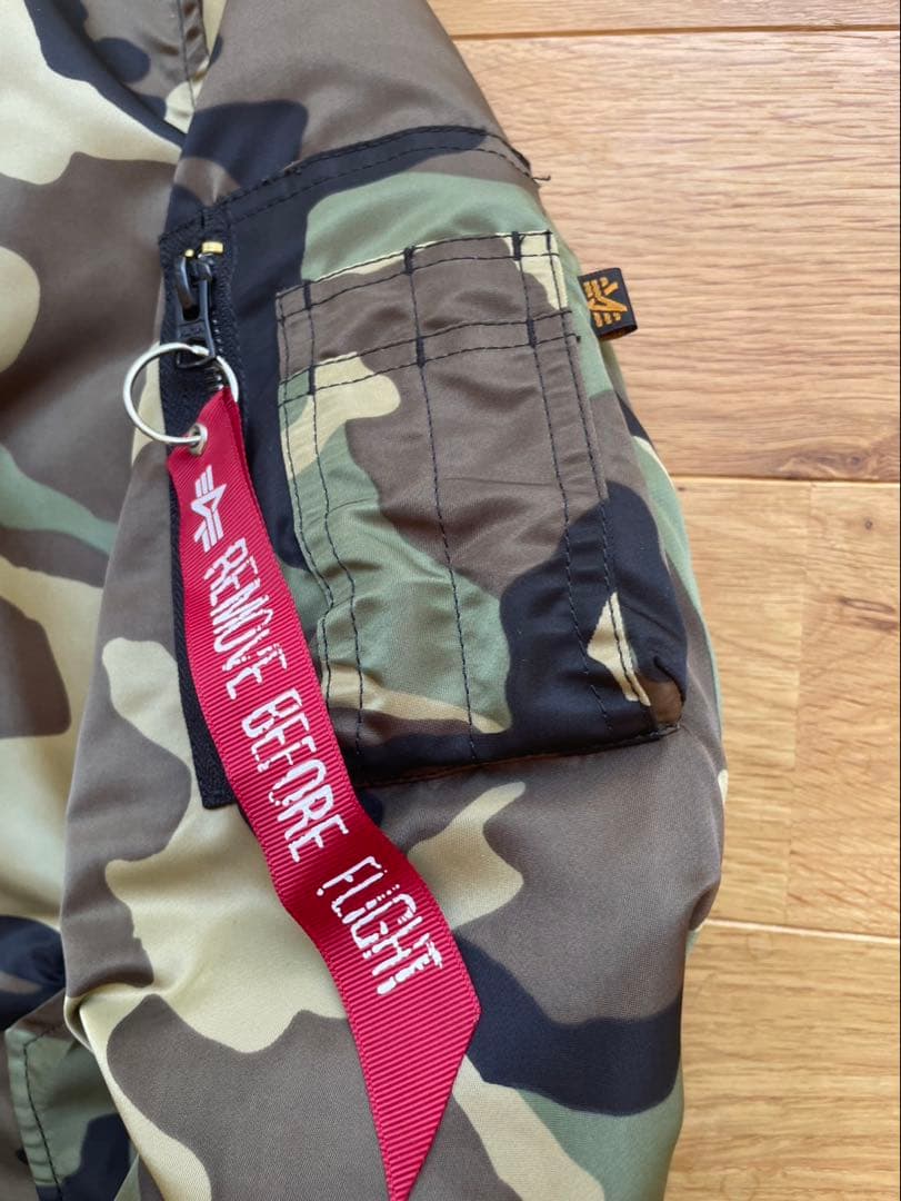 《alpha》アルファMA-1迷彩Lサイズ