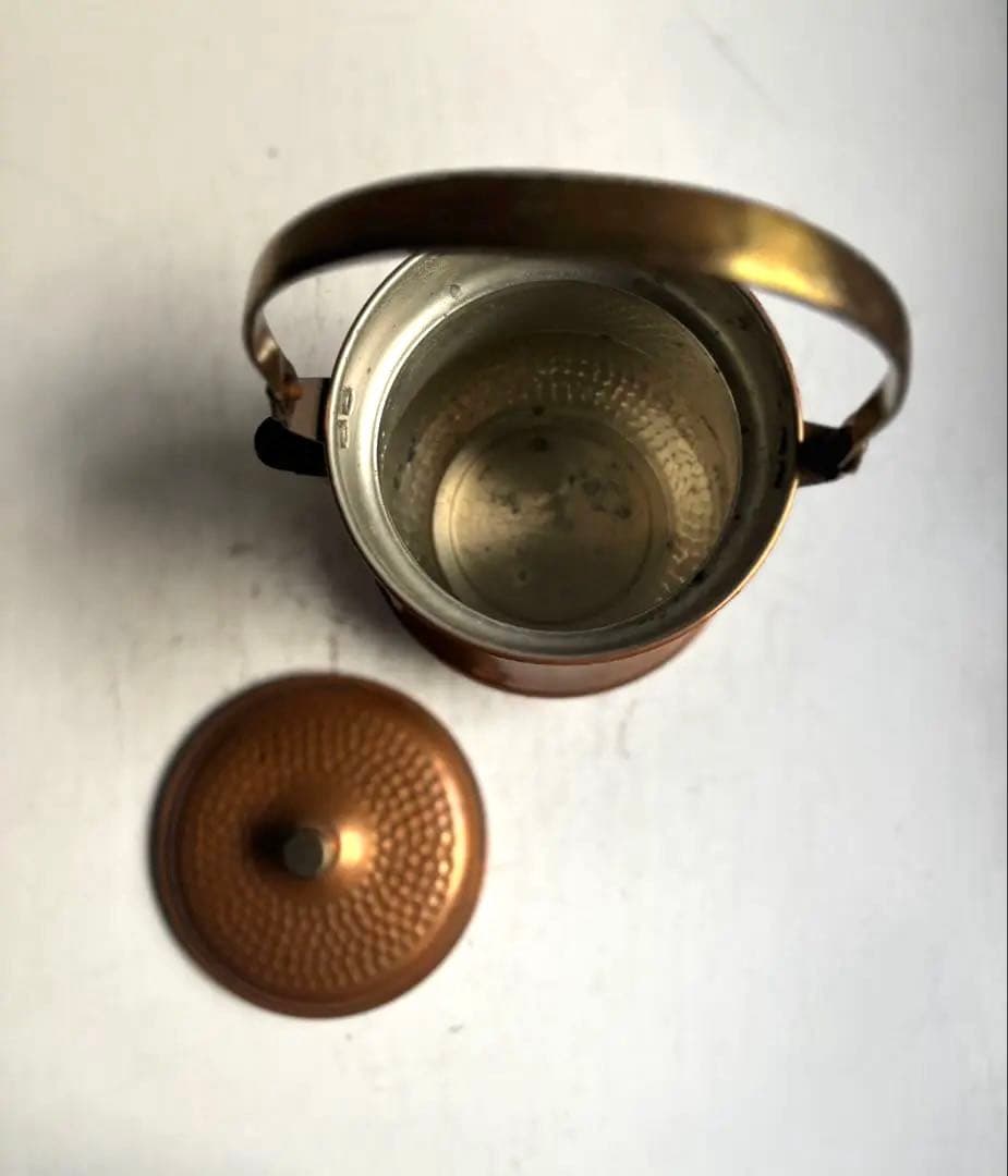 811 ヴィンテージ 純銅製ケトル やかん ポット 民芸 工芸 美品 - メルカリ
