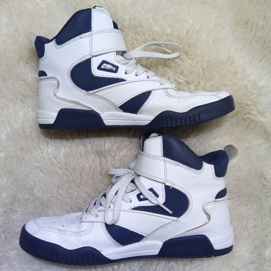 極美品 SUPRA ハイカット ホワイト ネイビー 27 - メルカリ