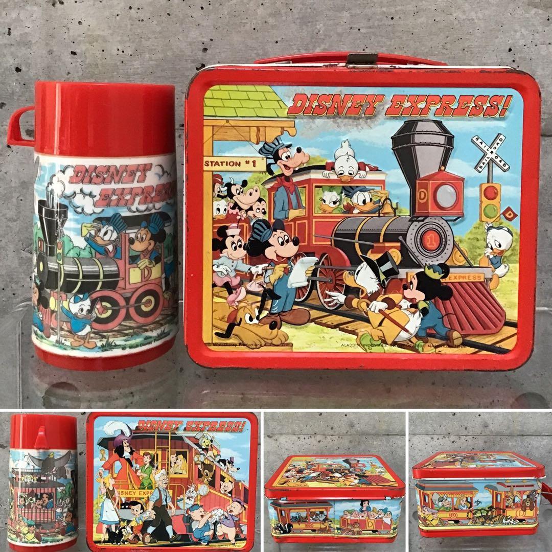 ディズニー ブリキランチボックス DISNEY EXPRESS ビンテージ Disney Lunch Box ''Disney Express''/ディズニー ミッキーマウス
