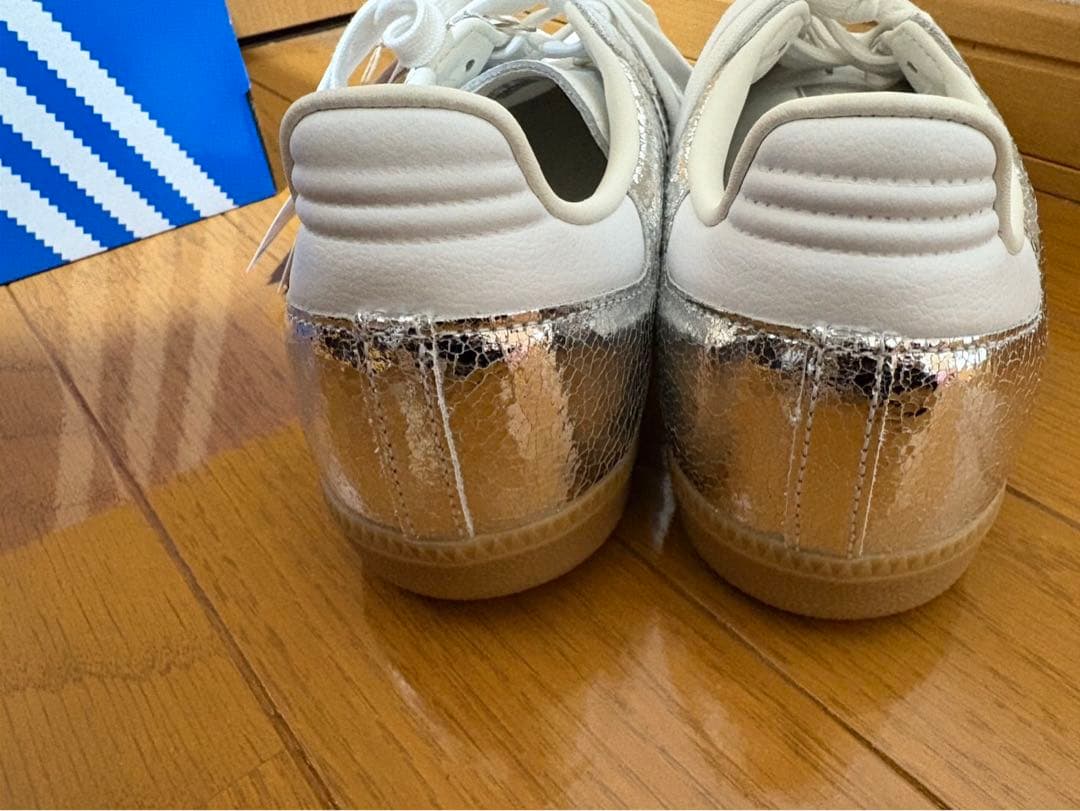 【一日値下げ】adidas Samba 24.5cm シルバー アディダス