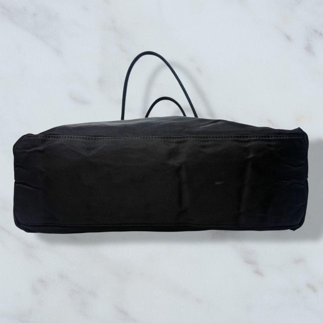 051 美品 PRADA ハンドバッグ トートバッグ 肩掛け 黒 of3 - メルカリ