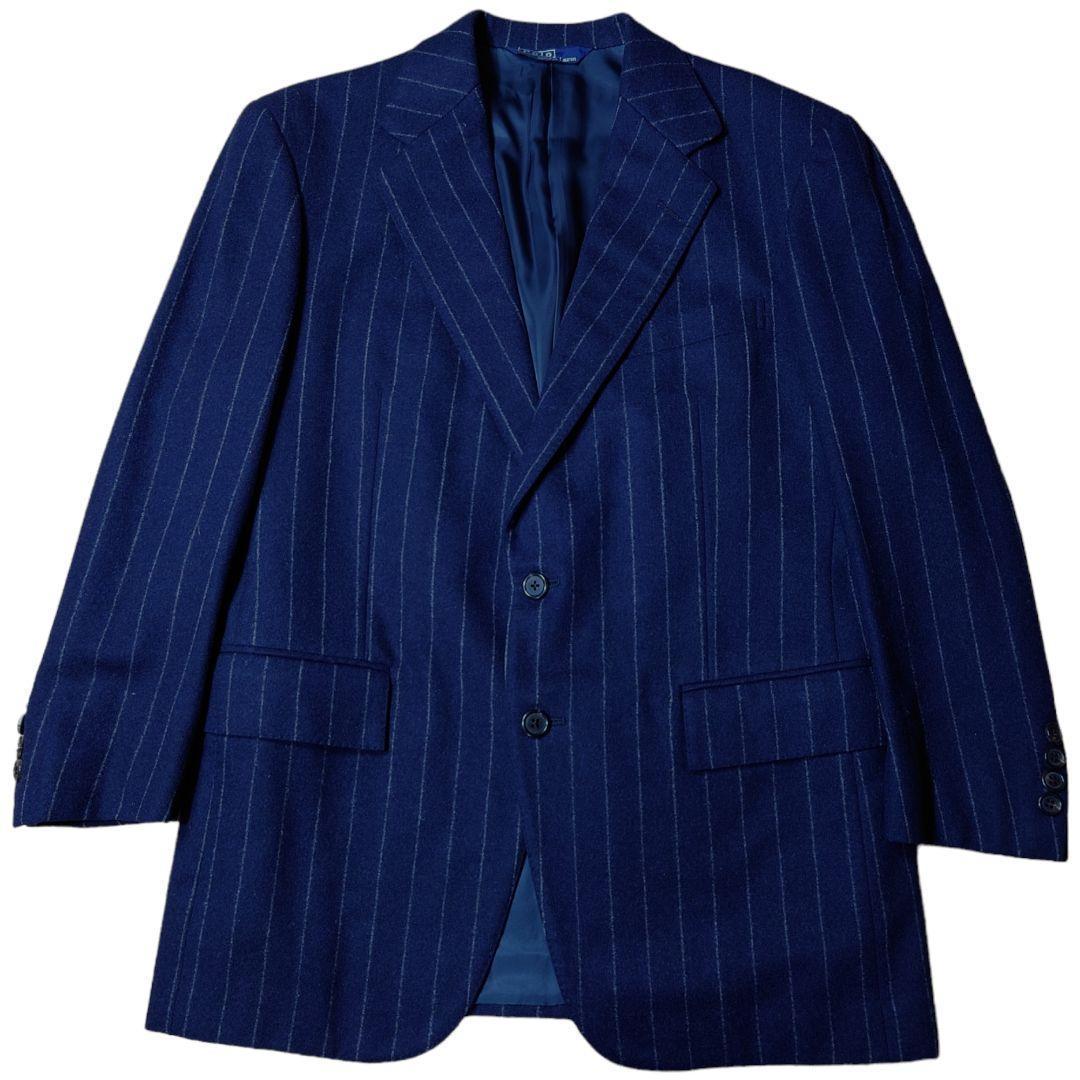 80s ポロラルフローレン ストライプ スーツ セットアップ 古着 POLO