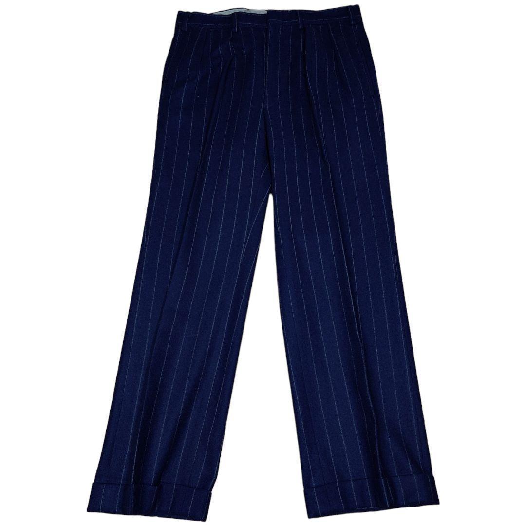 80s ポロラルフローレン ストライプ スーツ セットアップ 古着 POLO