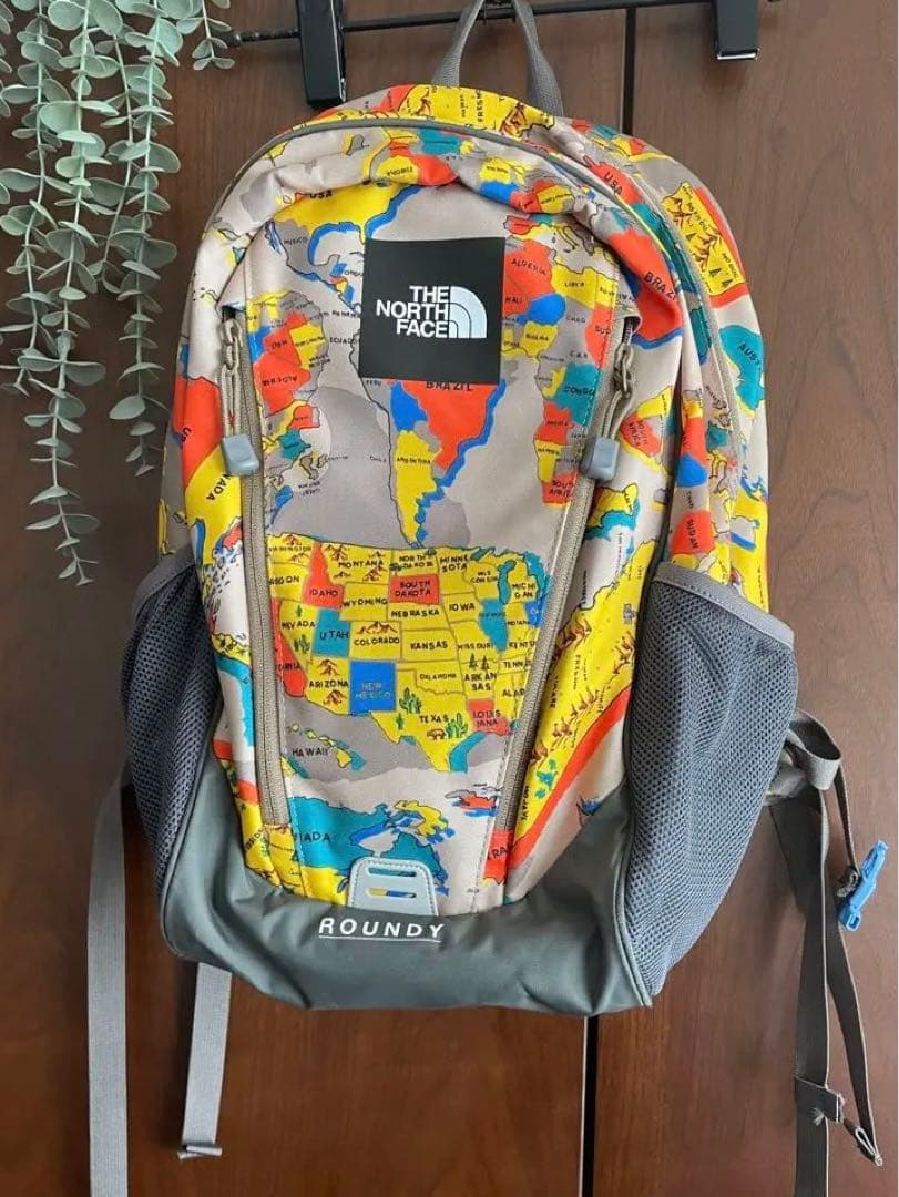 THE NORTH FACE リュック ラウンディ キッズ 22L MAP柄 - メルカリ