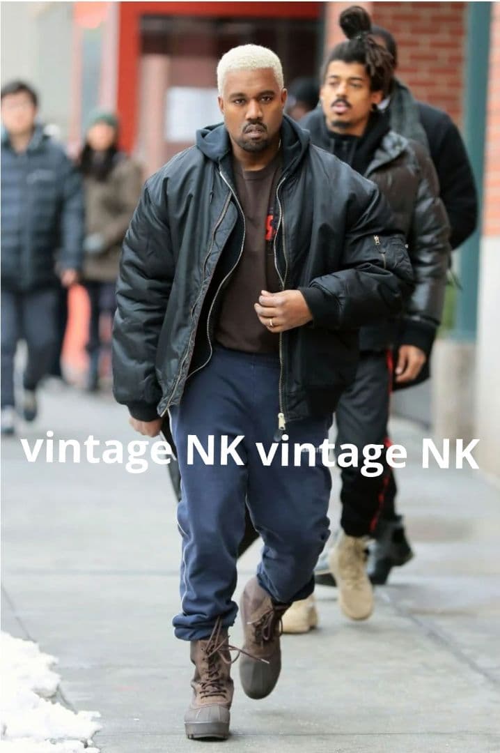 00s ビンテージ MA-1フライトジャケット ブラック 3L カニエ 常田