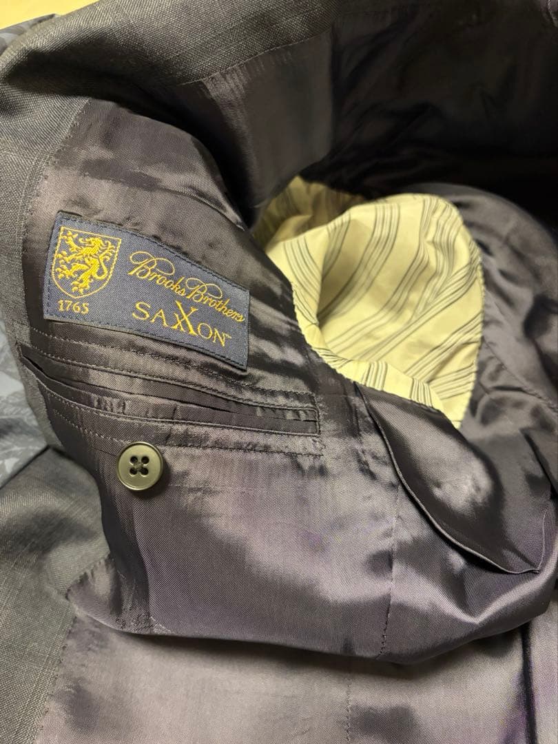 ブルックスブラザーズ スーツ セットアップ SAXXON ネイビーL