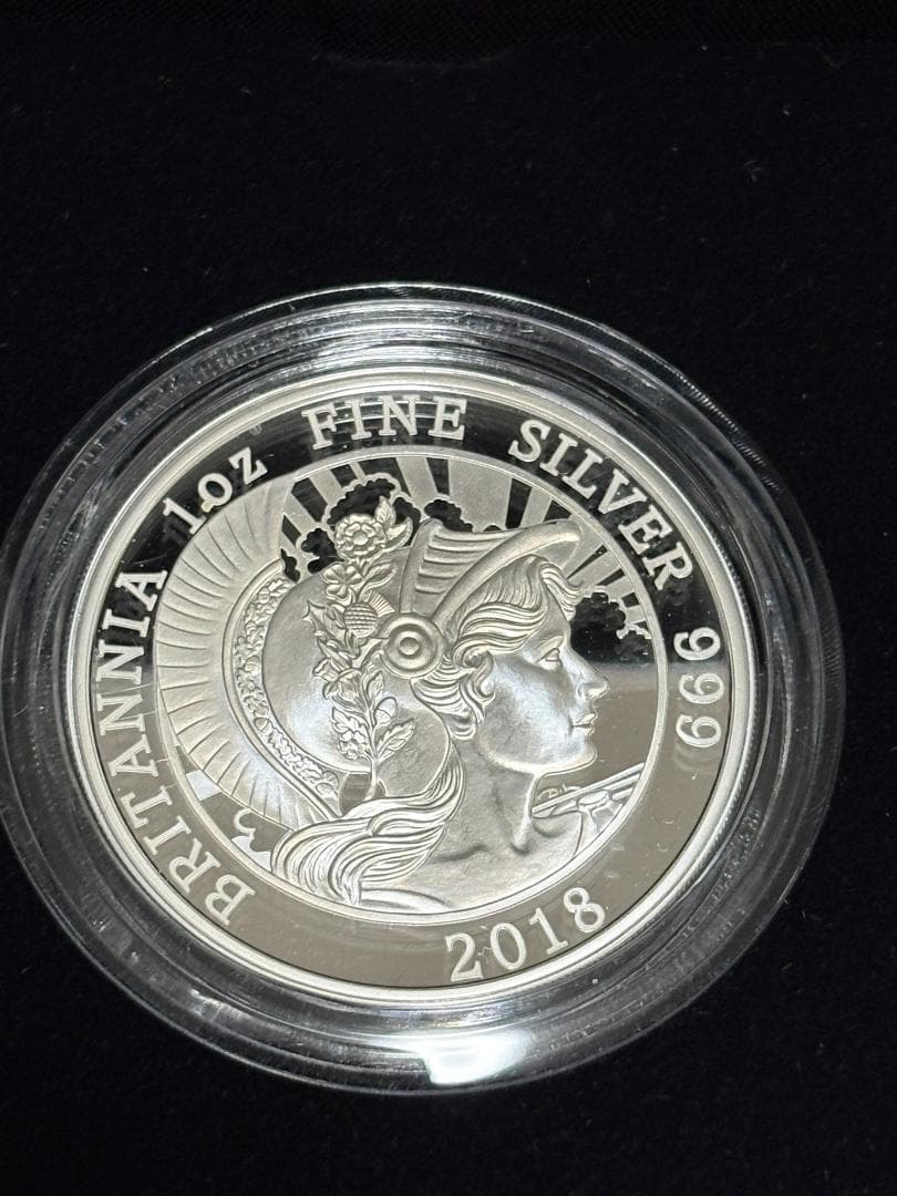 【新品】2018年 ブリタニア 1oz 銀貨(38.61mm)